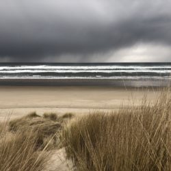 Stormy Sky and Sea at Tillamook